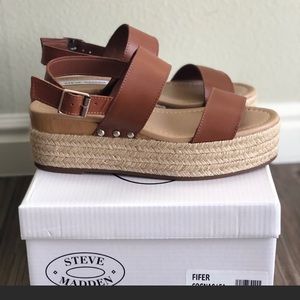 Steve madden espadrilles platform sandal